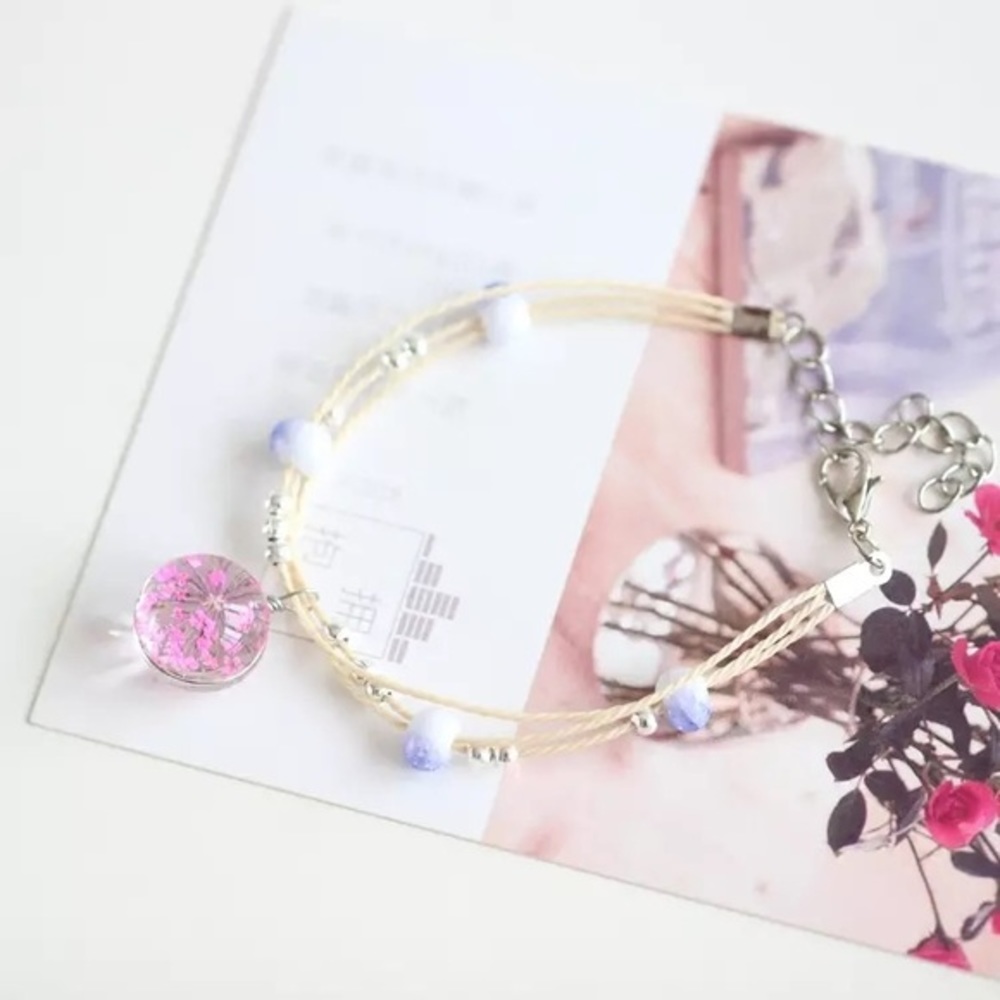 Dry Flowers Bracelet
